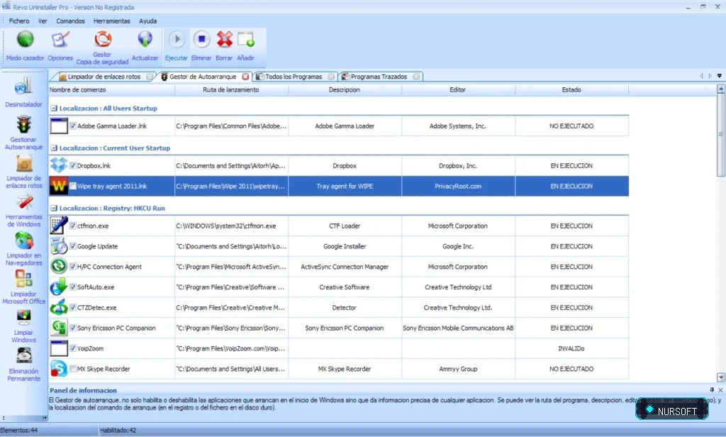 Revo Uninstaller Pro screenshot 4