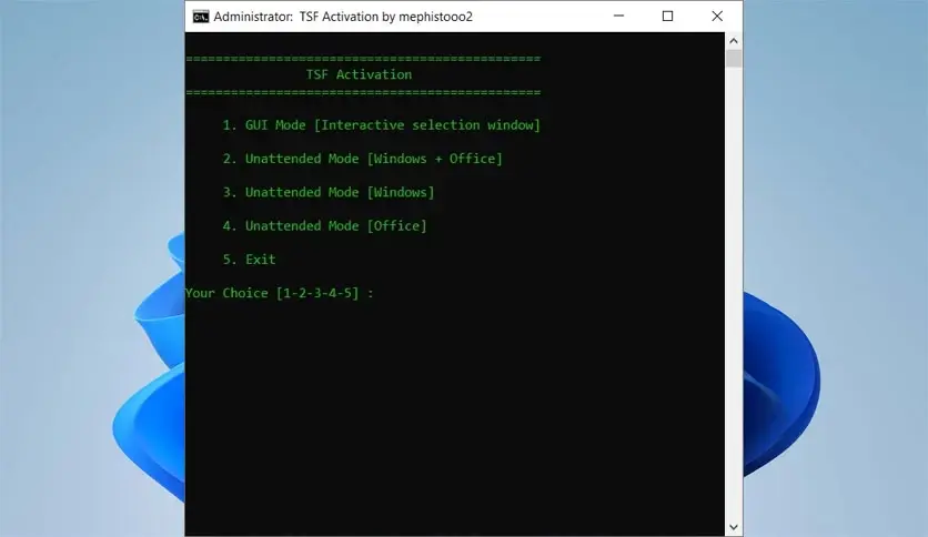 PMAS – PowerShell Multi Activation System  (Activate Windows and Office) screenshot 2