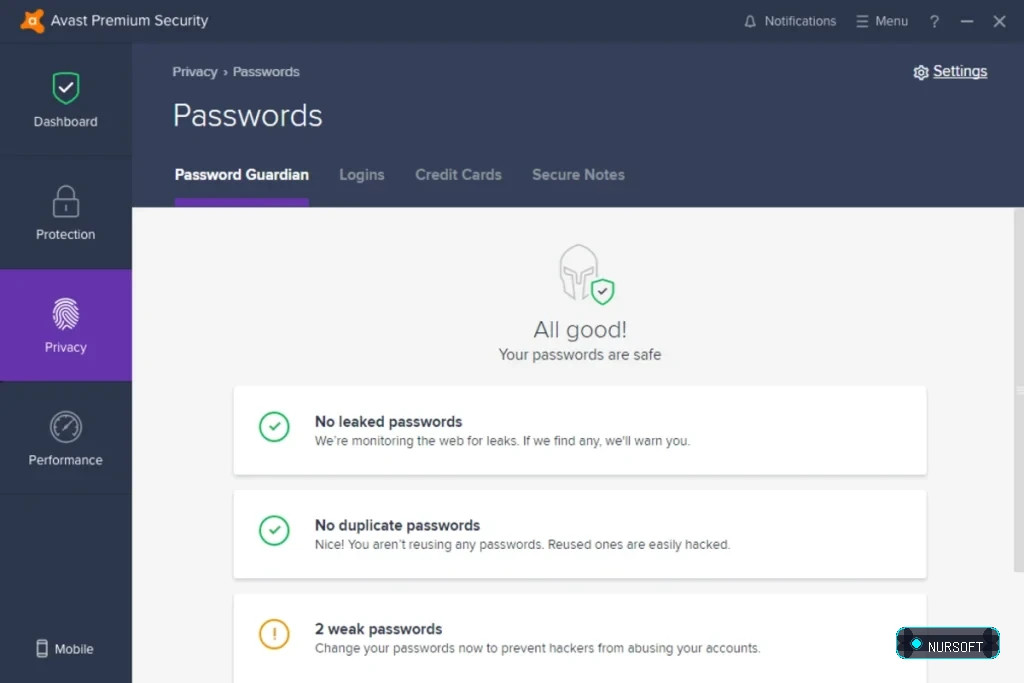 Avast Premium Security screenshot 2