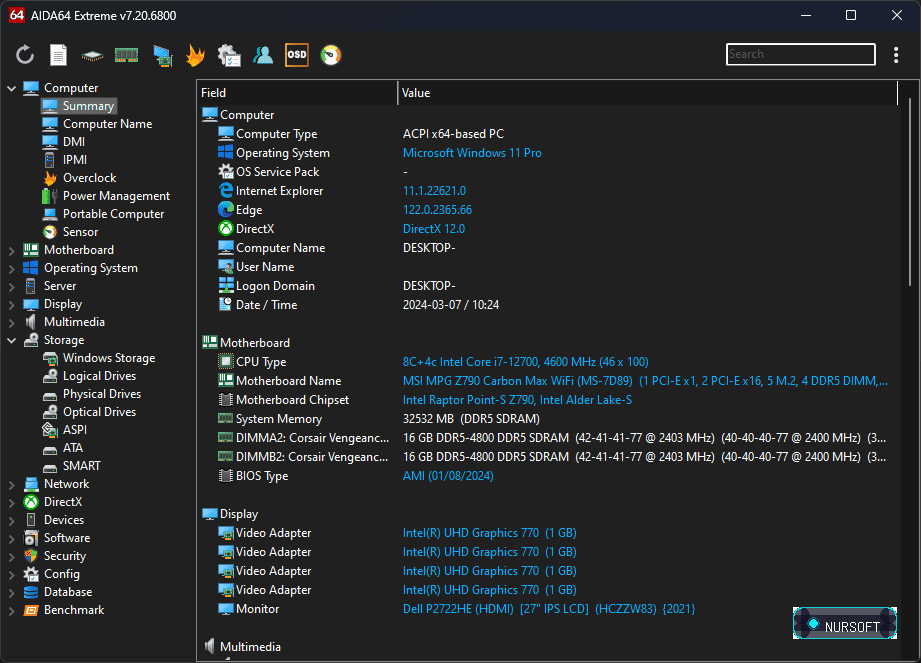 AIDA64 (All Editions) screenshot 1