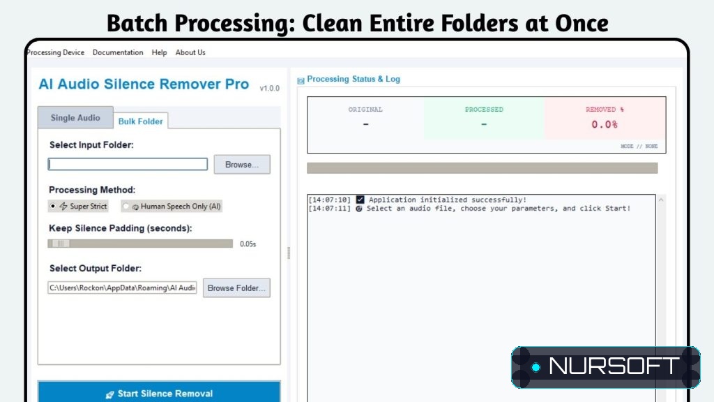 AI Audio Silence Remover Pro screenshot 3