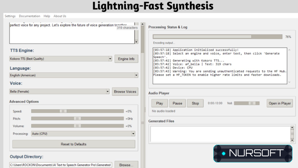 AI Text To Speech Generator Pro screenshot 3