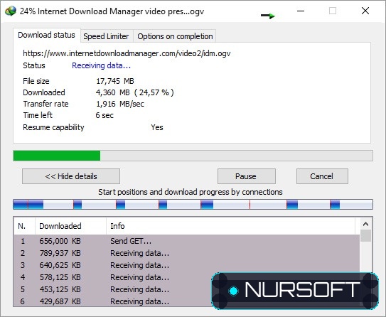 Internet Download Manager IDM Build 7 screenshot 5