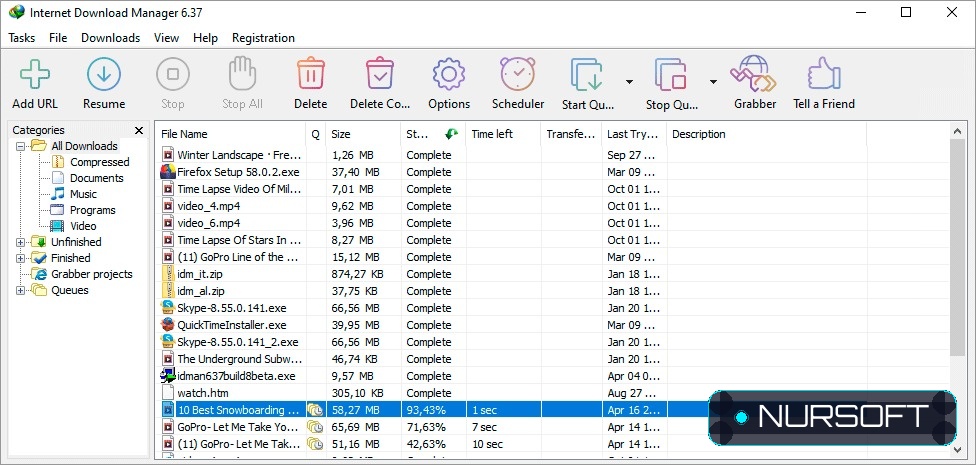 Internet Download Manager IDM Build 7 screenshot 2