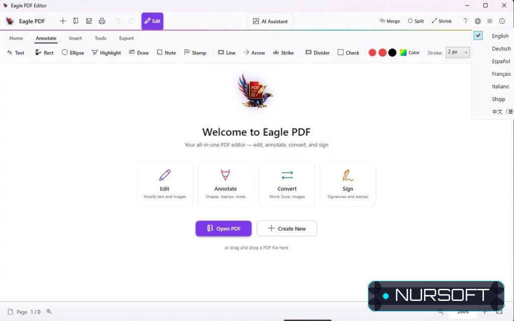 Eagle PDF Editor screenshot 4