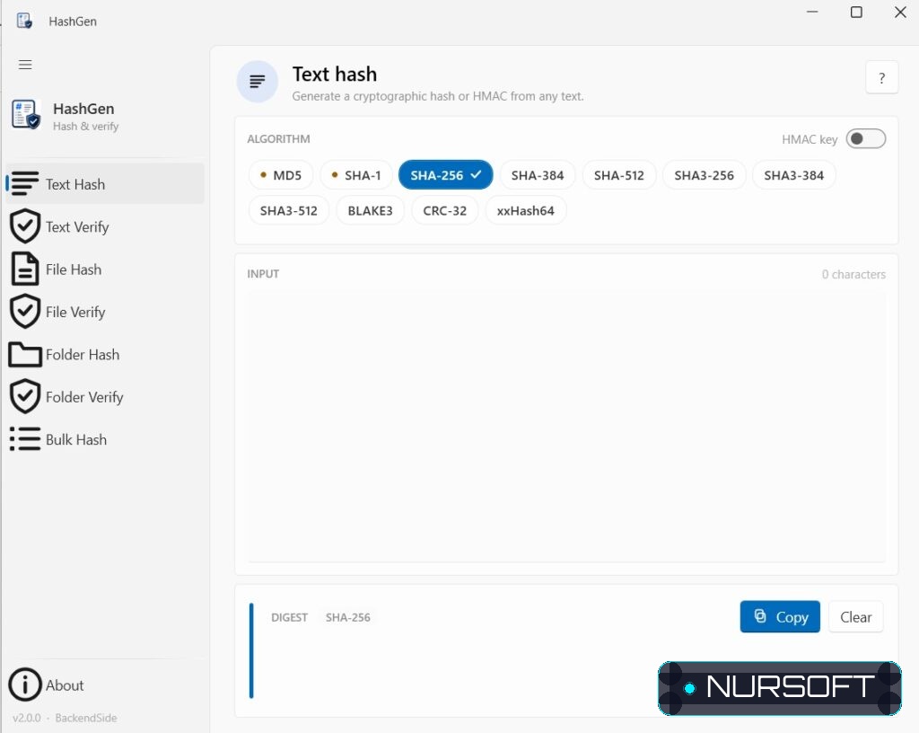 BackendSide HashGen 2.0.0 screenshot 4