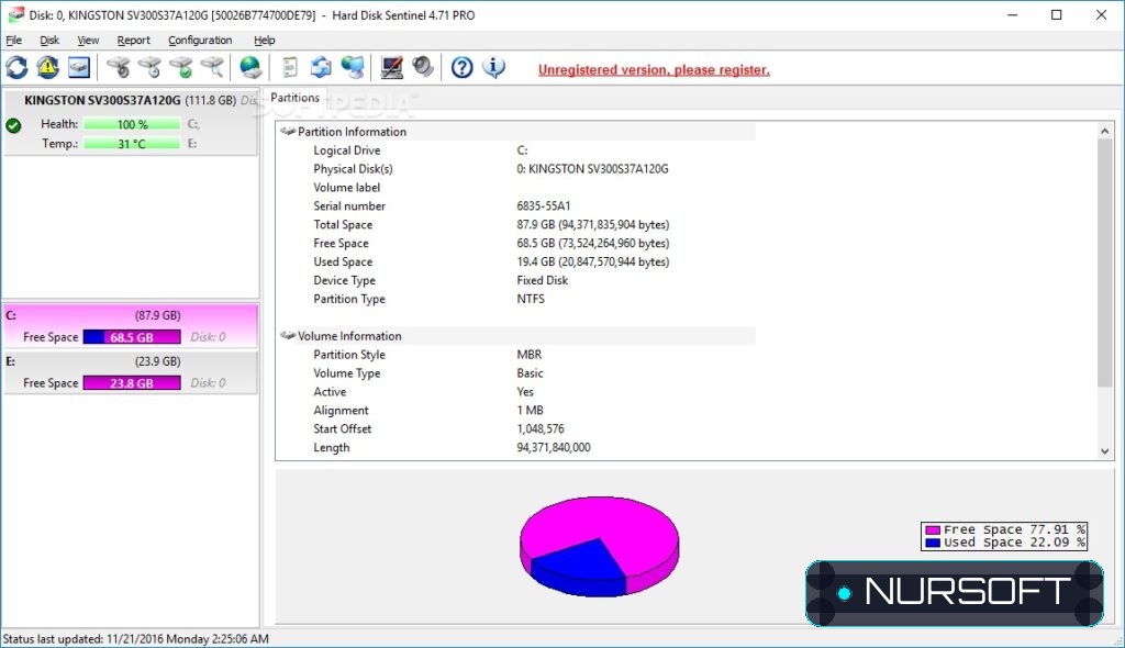 Hard Disk Sentinel Pro Beta screenshot 3