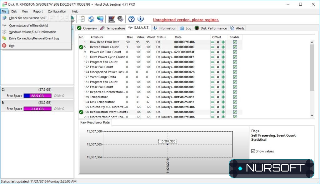 Hard Disk Sentinel Pro Beta screenshot 2