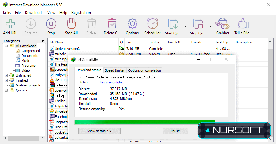 Internet Download Manager IDM Build 7 screenshot 6